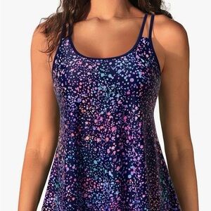 Colorful Spotted Tankini Top C138